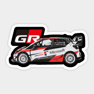 Toyota Yaris GR WRC Car Sticker